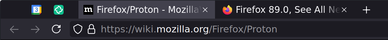 Firefox with full-height tabs